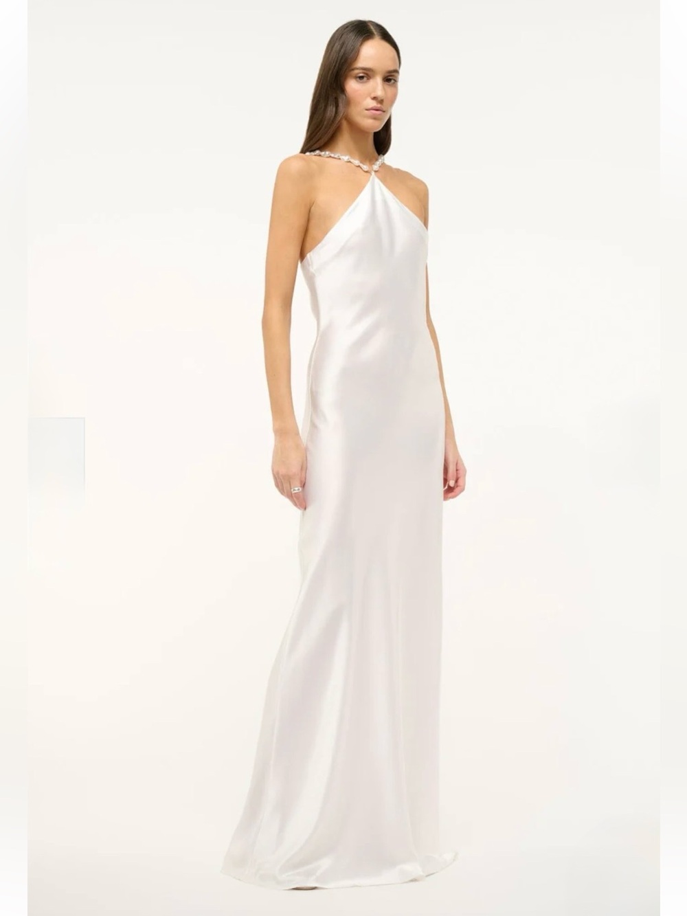 NWT Staud Cadence Dress in Pearl Size 4 - Picture 7 of 16